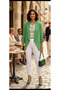 The Most Beautiful Shade of Green Will Add a Touch of Elegance and Fresh Vibe to Your Outfit Shawl Collar Fold-Over Sleeve Stylish Blaezer Jacket - 3