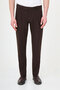 Pleated Super Slim Fit Men's Trousers Brown - 38316.25Y - 4