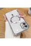 iPhone 11 Compatible Transparent Soft Silicone Magsafe Wireless Phone Case Star Pattern - 2
