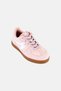 Kids Boy Brand Logo Lace Up Casual Shoes, Light Pink
