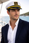 White Captain Hat Unisex Marine Sailor Hat Gold Embroidered Yacht Boat Party Costume Accessory - 5