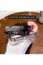 iPhone 15 Compatible Transparent Soft Silicone Magsafe Wireless Phone Case Flower Pattern - 7