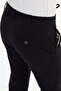 Düz Super Slim Fit Elastic Waist Drawstring g Invisible Zipper Men's Trousers Navy Blue - 38353.26Y - 4