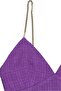 Women V-Neck Sleeveless Textured Tank Top, Purple - 3