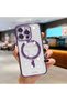 iPhone 16 Pro Compatible Transparent Soft Silicone Magsafe Wireless Phone Case Star Pattern