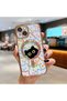 حافظة هاتف لاسلكية من السيليكون الناعم الشفاف متوافقة مع هاتف iPhone 15 بنمط قطة