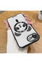 iPhone 16E Compatible Transparent Soft Silicone Magsafe Wireless Phone Case Panda Pattern - 2