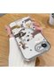 iPhone 16E Compatible Transparent Soft Silicone Magsafe Wireless Phone Case Dog Pattern - 2
