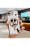 iPhone 16E Compatible Transparent Soft Silicone Magsafe Wireless Phone Case Mickey Pattern