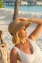 Women Straw Visor Hat Adjustable Sun Hat UV Protective Summer Beach Hat - 6