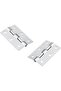 Pack of 4 3-Inch Long Hardware Stainless Steel Hinges Cabinet Butt Hinges Folding Door Hinge - 3