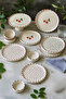 11 Piece Cherry Stackable Breakfast Set for 6 - Cherry Breakfast Presentation Plate - 2