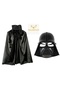 Kids Boy Star Wars Darth Vader Mask and 90cm Cape Set Black