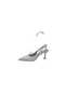 Ceylan 121 Women's Skin Stone Detailed Pointed Toe Open Back Stiletto Heel Evening Dress Shoes - 3