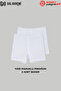 Men's Premium 100% Cotton Pack 2-Piece Classic Comfortable Sweat-Absorbing Undershirt 2-Piece Boxer Shorts 2-Piece Long Socks - 5