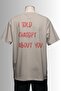 I Told Chatgpt about You Written on It Oversized 100% Cotton 24/1 T-Shirt