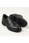 (Bozkaya) Inside and Outside H Genuine Leather H Lightweight Comfortable Sole Casual Men's Shoes Black - 2