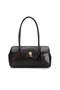 Women's Clamshell Lock and Charm Detailed Handbag and Shoulder Bag