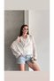 Women's Oversized Shirt Cotton Viscose Relaxed Fit Summer Stylish Shirt - 4
