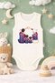 Baby Bodysuit with Funny Writing My Hamsim Family Printed 100% Cotton Body (Newborn & Baby) - 2