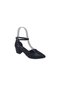 Ceylan 50 Women's Black Closed Toe Pointed Toe Stone Banded Evening Dress Shoes, Pack of Block Heel - 4