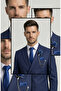 Men's Double-Breasted Slim Fit Suit with Pocket Bag (New Season) - 4