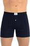 Men's 3 Pieces 100% Cotton Striped Stretchy Fabric, Buttoned, Towel Waist Boxer - 4