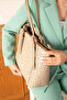 Women's Large Size 4-Compartment Shoulder Bag & Clutch Bag (35X25 cm) - 4