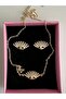 High Quality Minimal Zircon Eye -Evil Eye Earring-Necklace