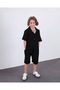 Boy's Muslin Fabric 100% Cotton Summer 2-Piece Shirt-Shorts Set