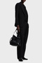 Relaxed Fit High Waist Wide Leg Pleated Pants Pants Ew003968 Af12911 Uc0