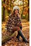 Brown/Black Checked Lumberjack Shirt Jacket - 2