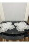 French Lace Laced Luxury Zigon Coffee Table Cover Single - 2