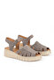 , Women's Genuine Leather Sandals 1611008Z452 Mink - 2