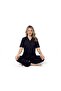 Mi̇lan g Shirt Collar Short Sleeve Pajama Set 100% Pa Cotton - 2