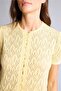 Lace-Like Knit Short-Sleeved Cardigan H6582Ax26Sp - 4