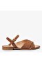Large Size Women's Sandals Genuine De Leather 1-42-43-44-Mink Suede - 8