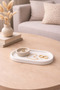 Oval Decorative Tray – Candle, Jewelry, and Accessory Presentation Tray - 2