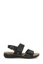 167233.Z6Fx Black Women's Flat Shoes Sandals