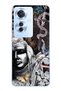 Oppo Reno 11F 5g Compatible Gothic Butterfly Patterned Transparent Phone Case