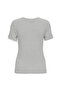 Black Women's Regular Fit Striped T-Shirt Onltine S/S O-Neck Top Jrs - 2
