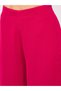 Magenta Fold Pleat Crop Top and Wide Leg Pants Co-ords - 4