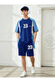 Men Number Print T-Shirt and Shorts Set - 2