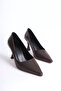Women's matte dark brown stiletto tr08ms27l - 6