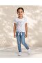 Girls White Printed T-Shirt - 2
