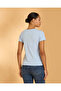 Women Blue Printed T-Shirt - 3