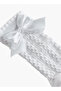 Pack of 2 Girls Socks Mid-Calf Length with Bow Detail Ramadan Collection - 4
