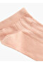 Solid Ankle Length Non Terry Socks - Set of 5 - 3