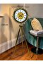 Ottoman Motif Tripod Stand Clock Rvryt-Rs345 - 5