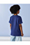 Boys Navy Printed T-Shirt - 3